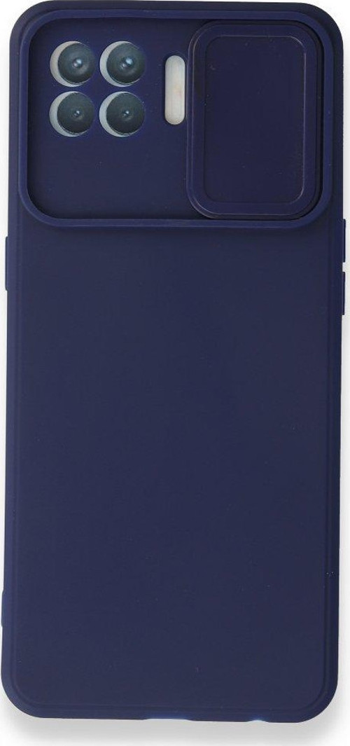 Oppo Reno 4 Lite Kılıf Color Lens Silikon - Lacivert