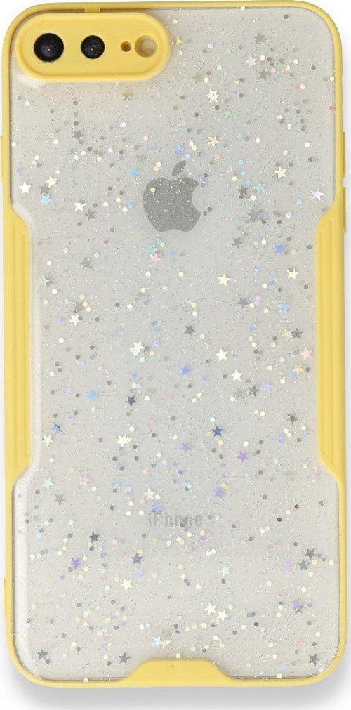İphone 8 Plus Kılıf Platin Simli Silikon