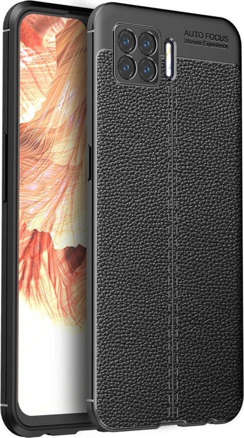 Oppo A73 Kılıf Focus Derili Silikon