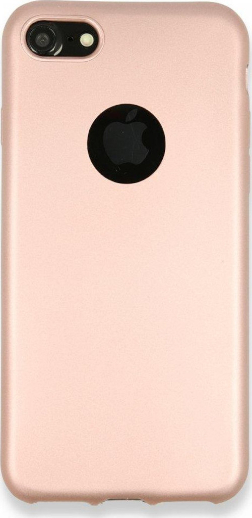 İphone 7 Kılıf Premium Rubber Silikon - Rose Gold