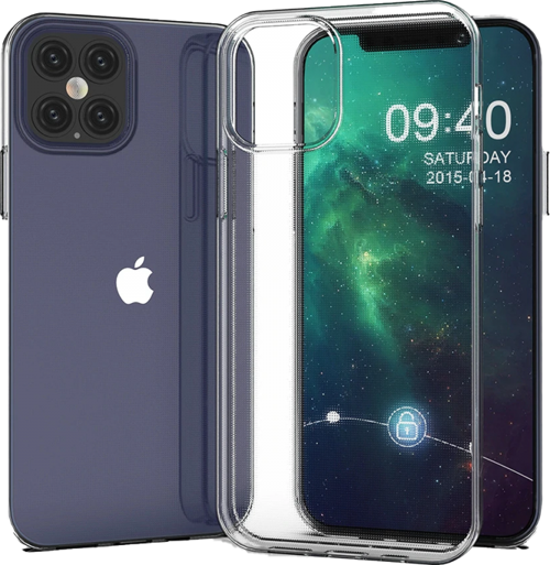 İphone 12 Pro Max Kılıf Lüx Şeffaf Silikon