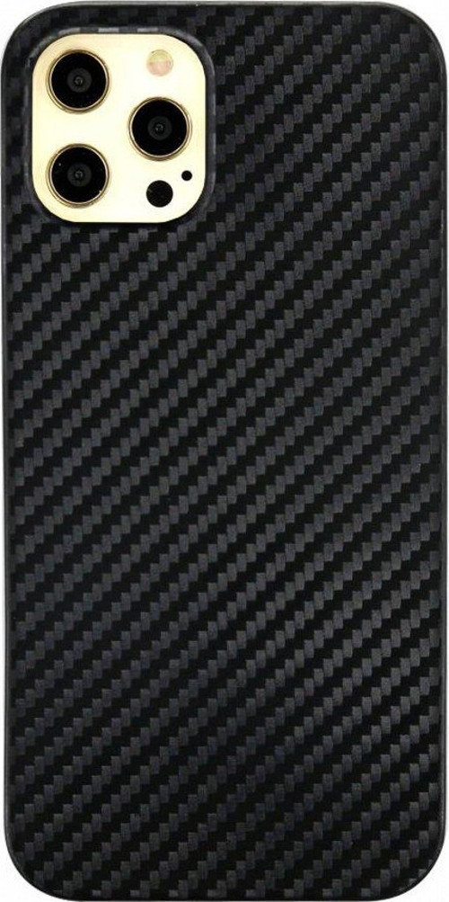İphone 12 Pro Max Kılıf Karbon Pp Silikon