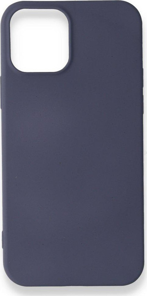 İphone 12 Kılıf Premium Rubber Silikon - Gri