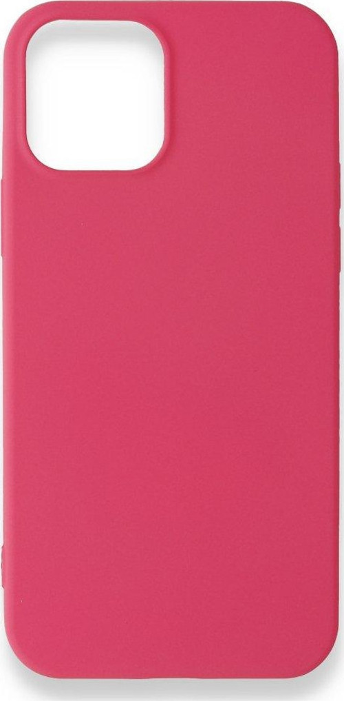 İphone 12 Kılıf Premium Rubber Silikon - Pembe