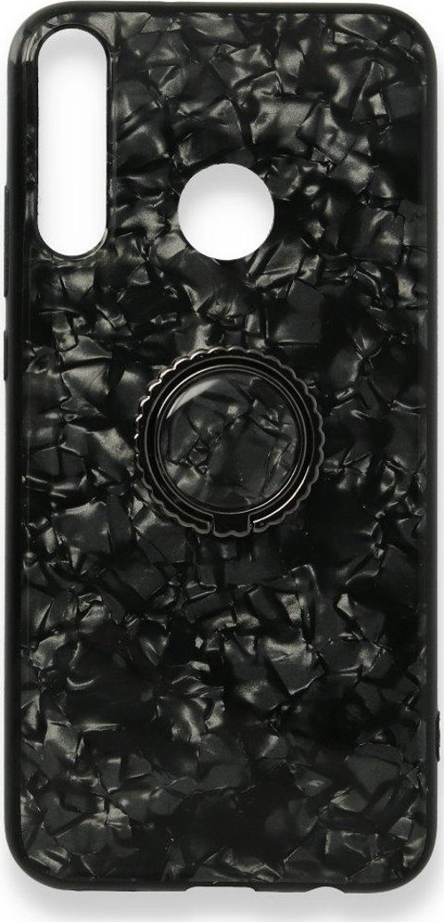 Huawei P40 Lite E Kılıf Marble Yüzüklü Silikon
