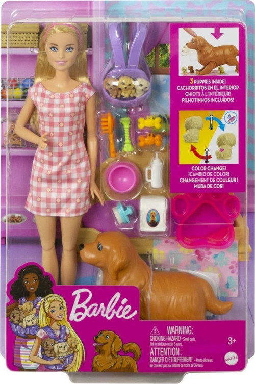 Mattel ve Yeni Doğan Köpekler Oyun Seti, ve Hayvanları HCK75