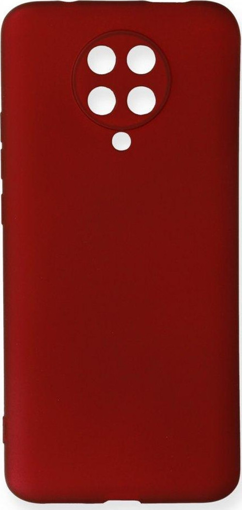 Xiaomi Pocophone F2 Pro Kılıf Premium Rubber Silikon - Bordo