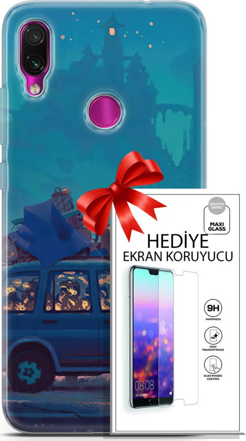 Xiaomi Redmi Note 7 Kılıf Orijinal Seri Neo 10 Thanos Full Hd Kılıf + Ekran Koruyucu