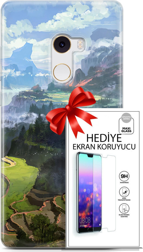 Xiaomi Mi Mix 2 Kılıf Orijinal Seri Neo 23 Joker Kart Telefon Kabı Ve Ekran Koruyucu