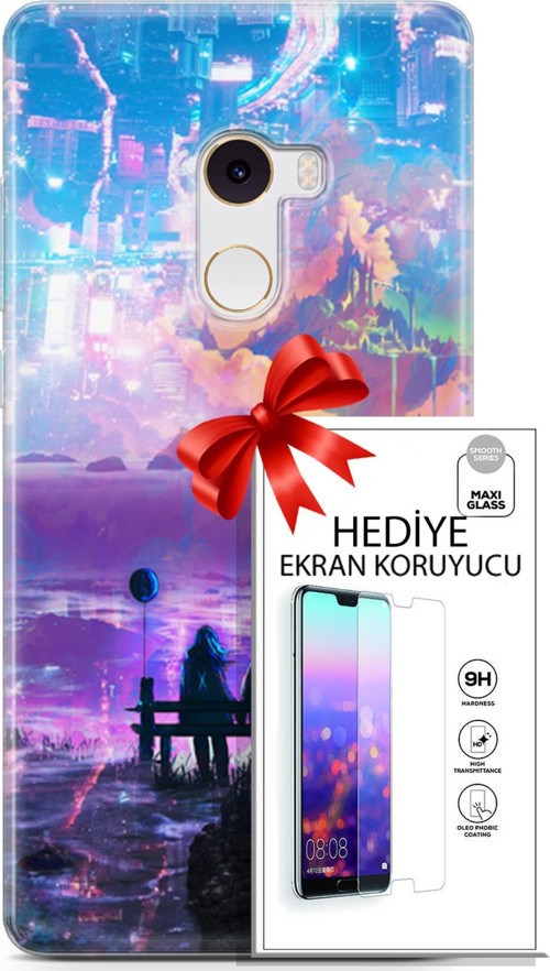 Xiaomi Mi Mix 2 Kılıf Orijinal Seri Neo 25 Spider Man Miles Soyulmayan Kılıf + Ekran Koruyucu Full Koruma