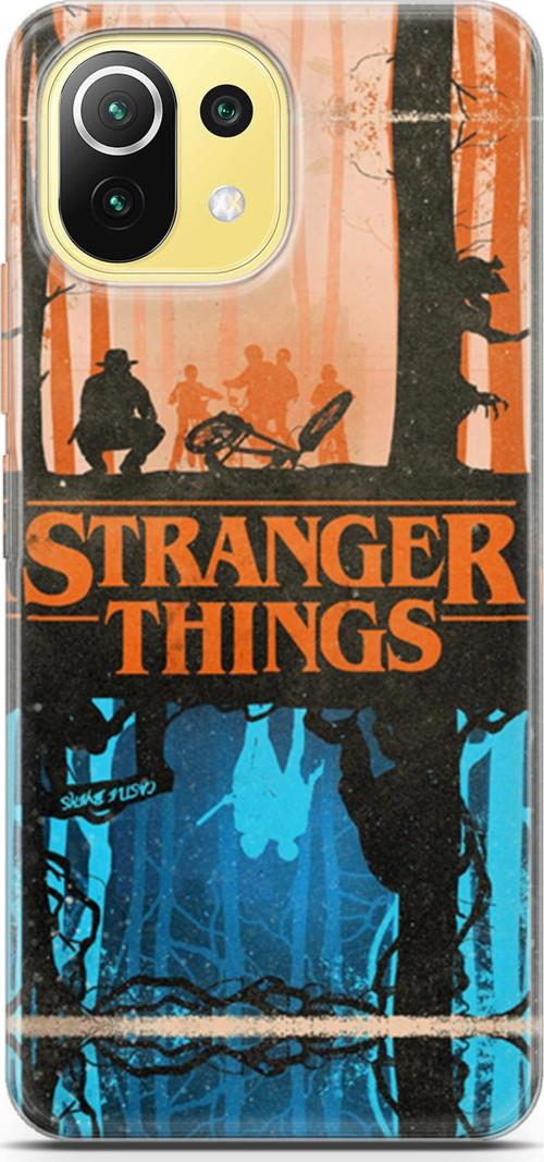Xiaomi 11 Lite 5G Kılıf Orijinal Seri Typo 13 Stranger Things Case Kapak