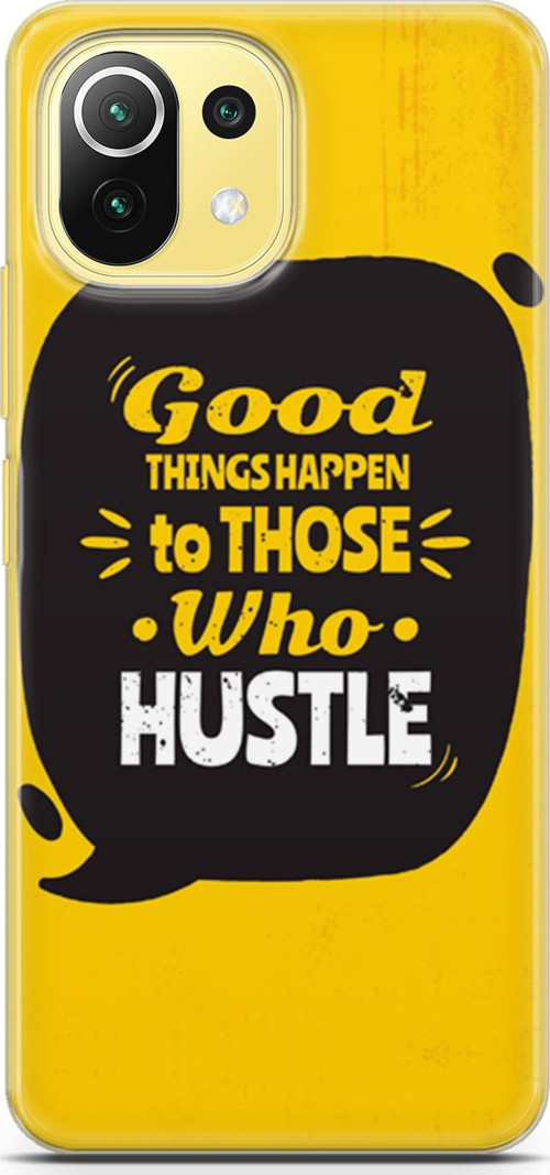 Xiaomi 11 Lite 5G Kılıf Orijinal Seri Typo 14 Good Things Happen Cover Kılıf