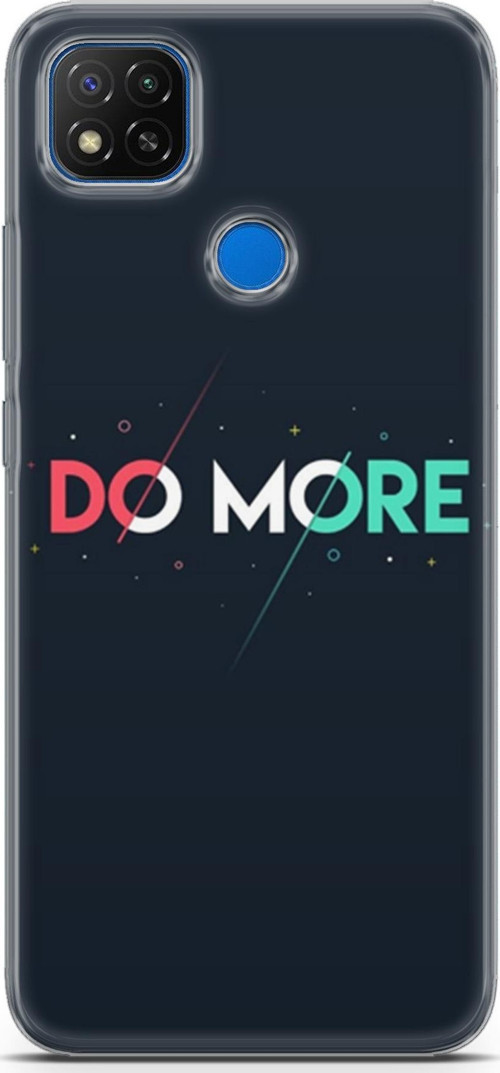 Xiaomi Redmi 10A Kılıf Orijinal Seri Typo 12 Do More Tasarım Kılıf