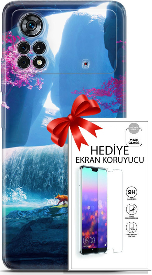 Xiaomi Poco X4 Pro 5G Kılıf Orijinal Seri Neo 05 Iron Man Koruma Kılıfı + Ekran Koruyucu