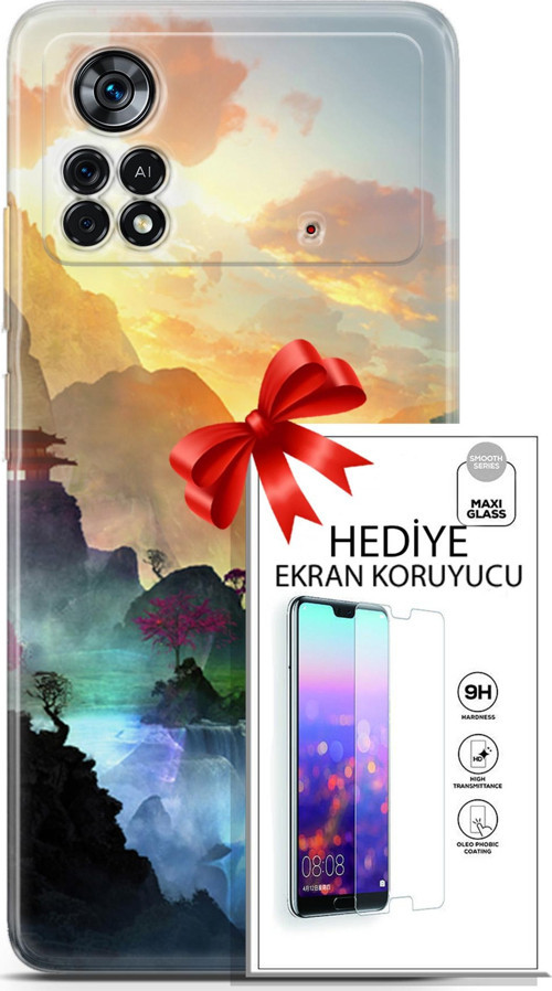 Xiaomi Poco X4 Pro 5G Kılıf Orijinal Seri Neo 06 Cyclops Koruyucu Kapak Ekran Koruyucu