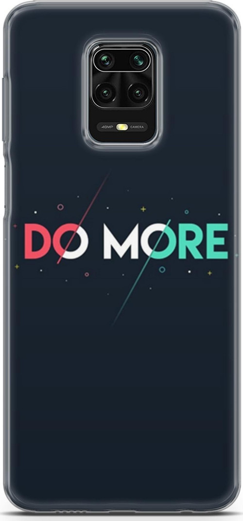 Xiaomi Redmi Note 9S Kılıf Orijinal Seri Typo 12 Do More Tasarım Kılıf