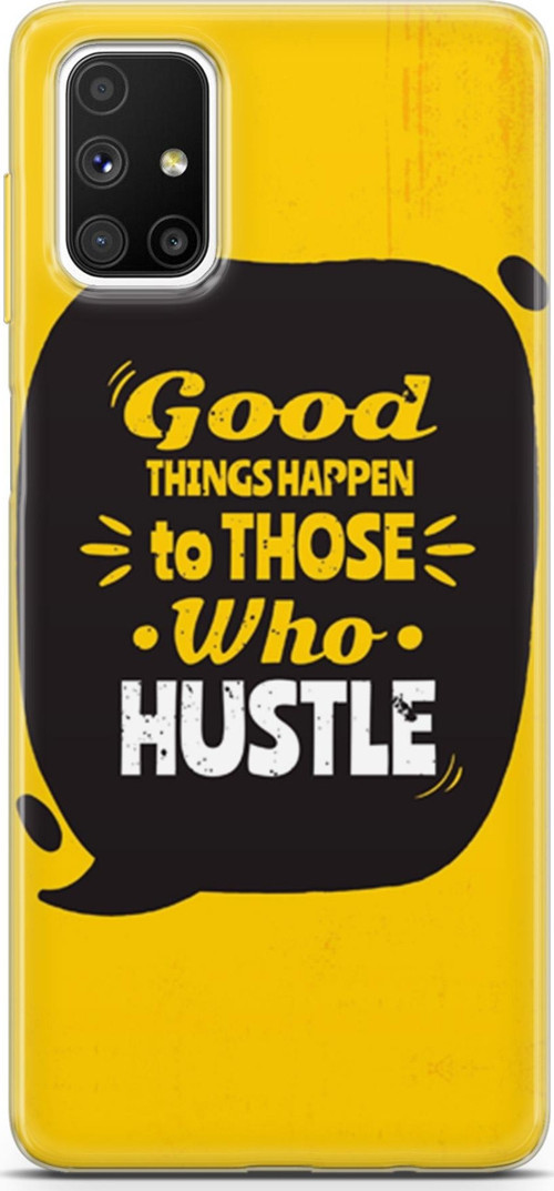 Samsung Galaxy M51 Kılıf Orijinal Seri Typo 14 Good Things Happen Cover Kılıf