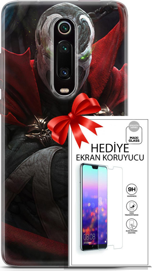 Xiaomi Mi 9T Kılıf Orijinal Seri Dc 02 Spawn Kapak Ve Ekran Koruyucu