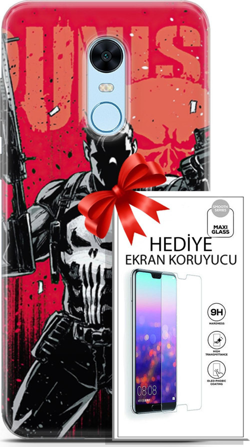 Xiaomi Redmi 5 Plus Kılıf Orijinal Seri Dc 20 Punish Renkli Kılıf Ekran Koruyucu