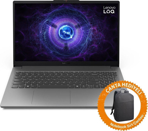 LOQ 15IRX9 İntel Core İ7 12650HX 16GB 1TB SSD RTX4050 Windows 11 Pro 15.6" FHD 144Hz IPS +Çanta 83LK002VTRC10
