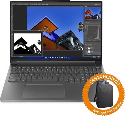 Thinkbook 16PG4 IRH İntel Core İ9 13900H 16GB 1TB SSD RTX4060 Windows 11 Pro 16" 3.2K 165Hz 430Nits IPS +Çanta 21J8003CTRC10