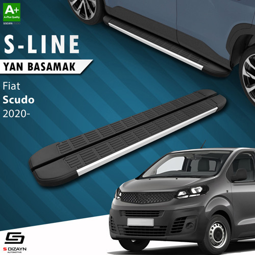 Fiat Scudo 3 Kısa Şase S-Line Aluminyum Yan Basamak 213 Cm 2020 Üzeri A+ Kalite