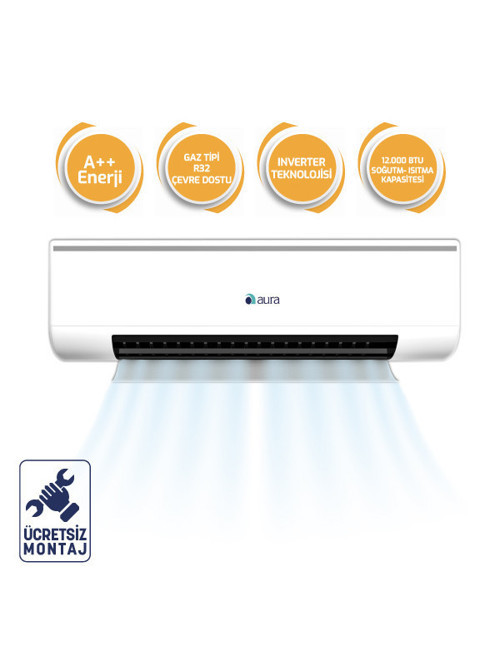 İhlas Aura Duvar Tipi Inverter Klima 12.000 Btu
