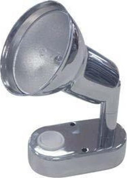Okuma lambası. Açma kapama düğmeli. 12V/10W halojen ampul Kromaj