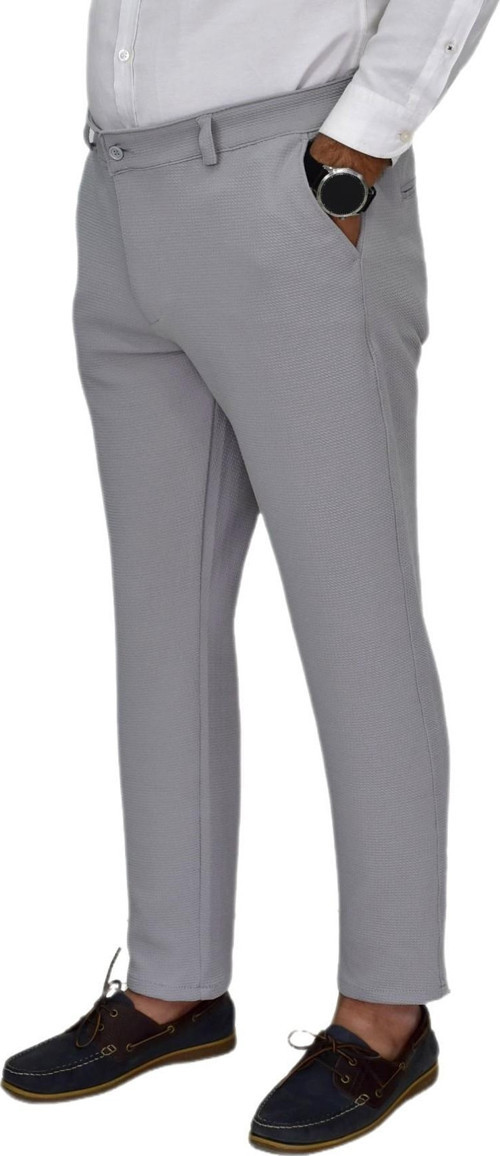 Erkek Likralı Petek Dokuma Kumaş Pantolon Regular Fitt BGL-ST04491