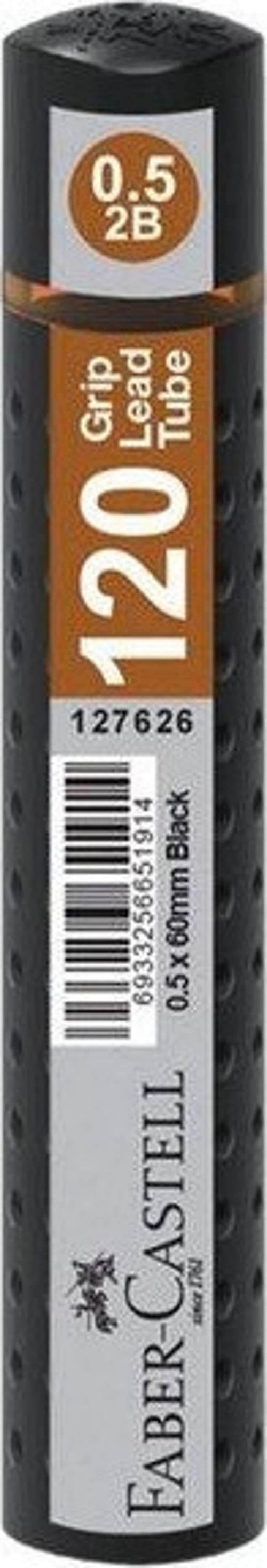 Grip Min 0.5 2b 60 mm 120'li Siyah Tüp