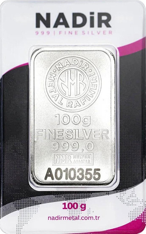 RimaGold NadirGold 100 Gr Gümüş Külçe