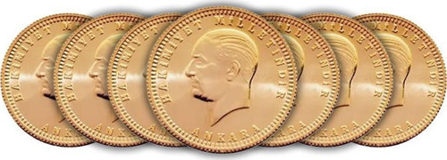 RimaGold 7 Adet Ata Çeyrek Altın Yeni Tarihli Set