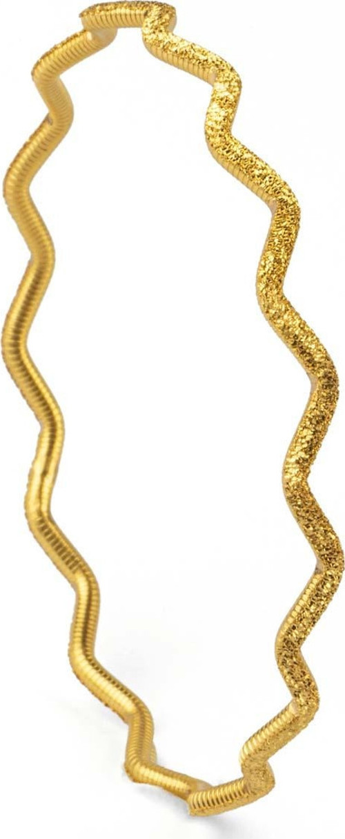 22 Ayar 15 Gram Ajda Dalgalı Simli Bilezik