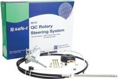 ® Safe-T® Qc Dıştan Takma Ve Kuyruklu Motor Dümen Sistemi Hızlı, Kolay Montaj.Spiral Boyu 20 Feet/6.10 M