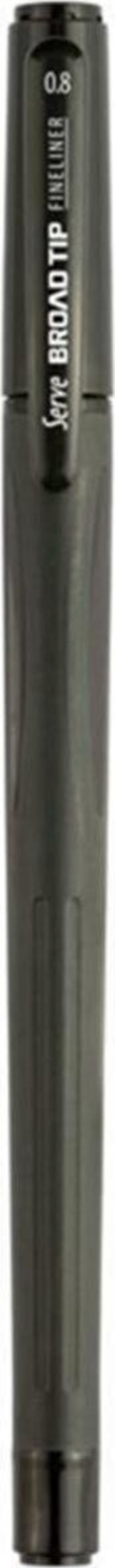 Broad Tip Fineliner Kalem 0.8mm 01 SİYAH