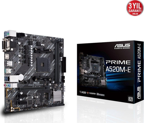 Prıme A520m-e Ddr4 4600mhz Matx Am4