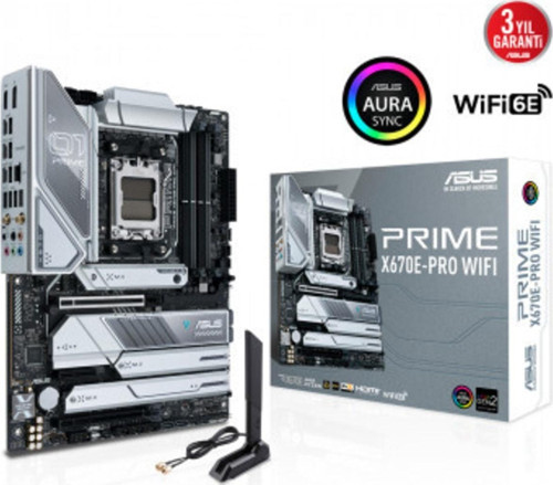 Prime X670E-Pro Wi-Fi AMD AM5 DDR5 ATX Anakart