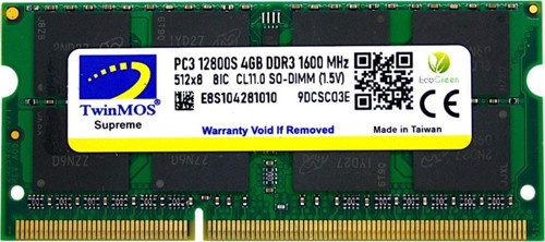 Ddr3 4gb 1600mhz 1.5v Notebook Ram