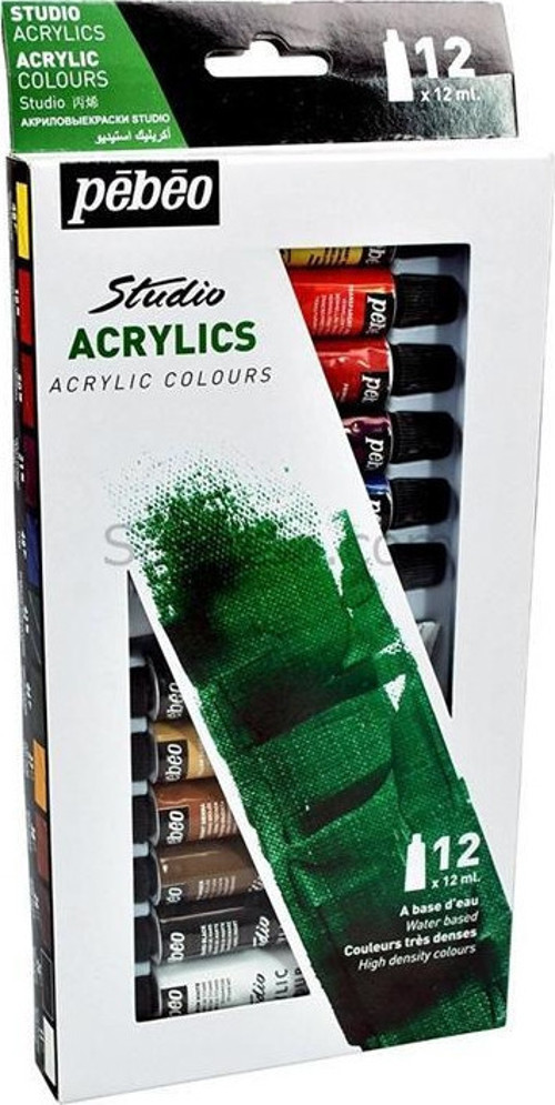 Studio Akrilik Boya Set 12 X 12ml