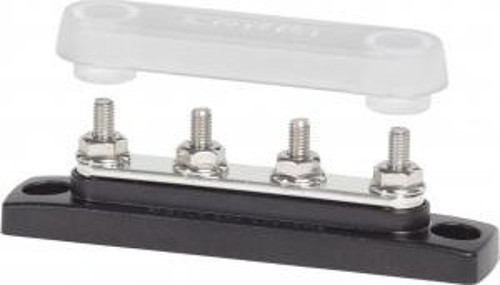 Kapaklı 4lü mini terminal 23 x 107 mm Maks 300V AC / 48V DC