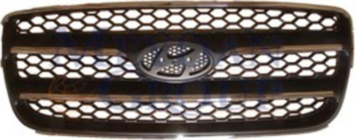 Hyundaı Santa Fe- 06/09; Ön Panjur Siyah (Çerçeve Ve Orta Izgarası Nikelaj Kaplamalı) 86560-2B020