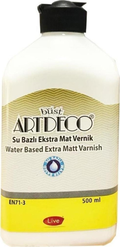 Su Bazlı Ekstra Mat Vernik 500 Ml.