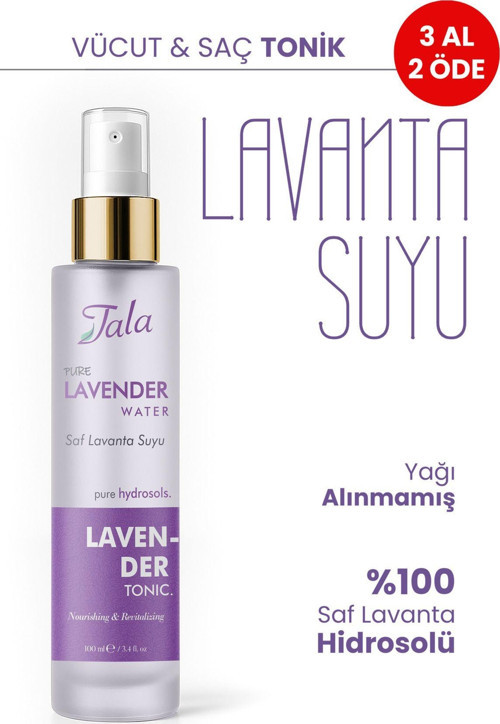Lavanta Suyu %100 Saf Ve Doğal Canlandırıcı Ve Besleyici Etkili Tonik Lavanta Hidrosolü 100 Ml