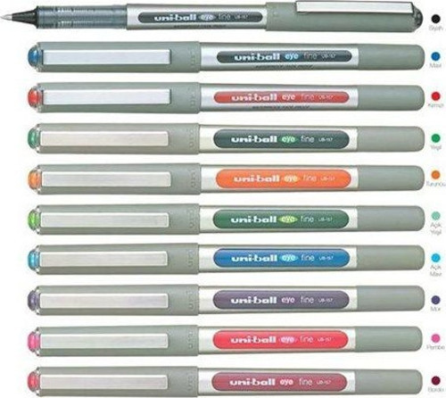 UB-157 Eye Fine Roller Kalem 0.7 mm 10 Renk Set