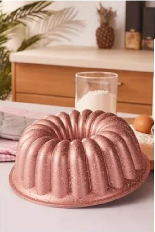 Papatya 26 cm Döküm Granit Kek Kalıbı Rose