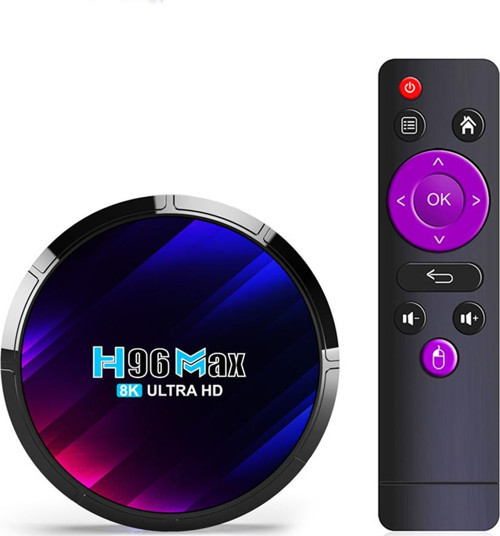 H96 Max 8K Ultra HD Android 13 Dört Çekirdek RK3528 İşlemci 4 GB Ram 64 GB Hafıza Tv Box