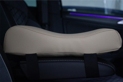 Volvo V60 Cross Country Station Wagon Uyumlu Oto Kolçak Yükseltici Kol Dayama Minderi İnce Model Bej