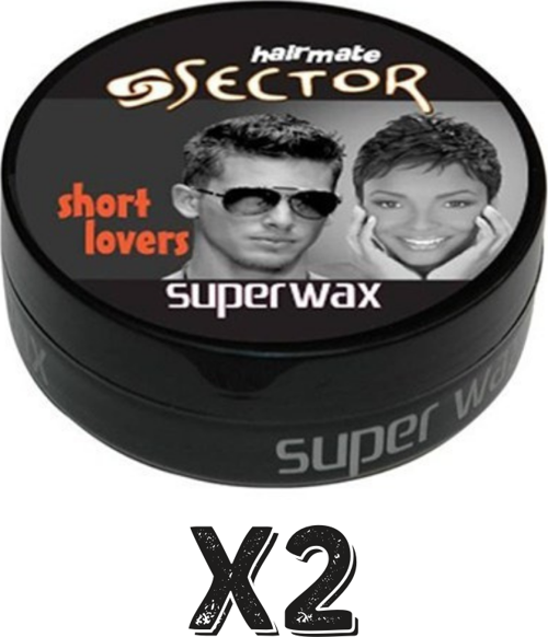 Hairmate Superwax Islak Görünüm Siyah Wax 150 Ml 2 Adet