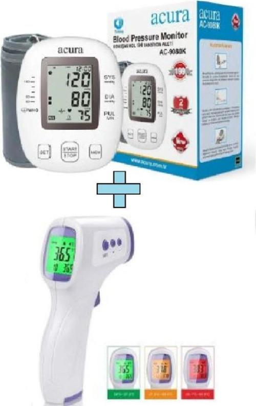 Ac 9080K Türkçe Konusan Ölçüm Aleti+Acura Temassız Ateş Ölçer