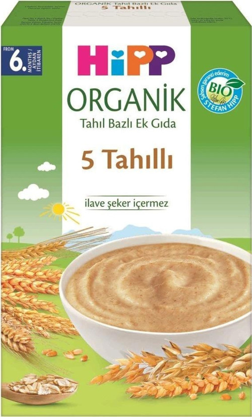 Nessiworld p Organik 5 Tahıllı Tahıl Bazlı Kaşık Maması 200 Gr
